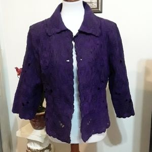 Trenz by Theresa Renz Purple Jacket